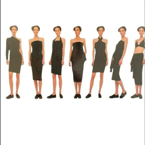 Norma Kamali | Dresses | Norma Kamali Kamalikulture Womens All In One Convertible  Dress In Black L | Poshmark